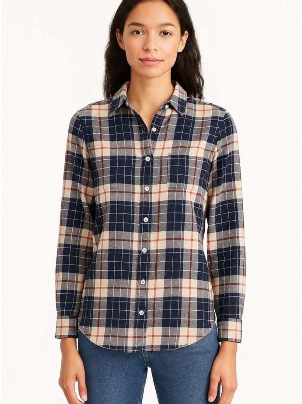 J.Crew Factory Plaid Flannel Button
Up Shirt Size Small